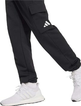 Pantalón Adidas J SL FT C PT Negro
