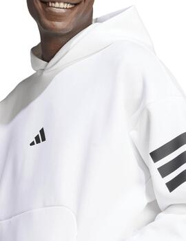 Sudadera Adidas M FI 3S HD Blanco Hombre