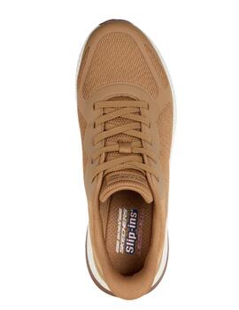 Zapatillas Skechers Bobs Squad 4 Marrón Hombre