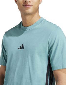 Camiseta Adidas M 3S SJ T Verde Hombre