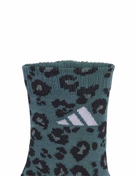 Calcetines Adidas LEO SOCK 3PP Beige/Verde/Blanco