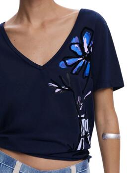 Camiseta Desigual DUMAS Azul Mujer