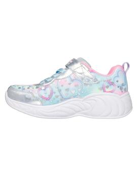 Zapatillas Skechers S-Lights Unicorn Corazones Bby