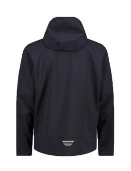 Chaqueta Softshell CMP Zip Hood Marino Hombre