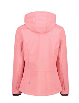 Chaqueta CMP Softshell Zip Coral Mujer