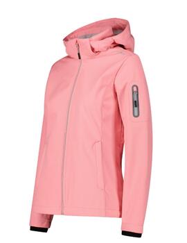 Chaqueta CMP Softshell Zip Coral Mujer