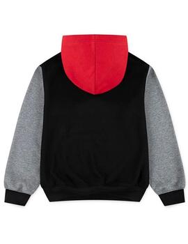 Sudadera Jordan BRKLN Negro/Rojo Niño