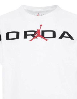 Camiseta m/c Jordan AIR STRETCH Blanco niño