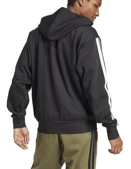 Chaqueta Adidas 3S FL FZ Hombre Negro