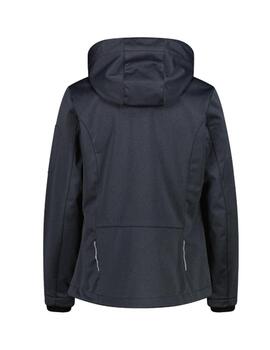 Chaqueta Softshell CMP Zip Titanio Mujer