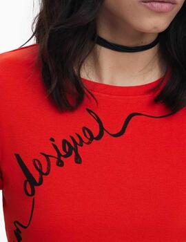 Camiseta Desigual CHARLY Rojo Mujer