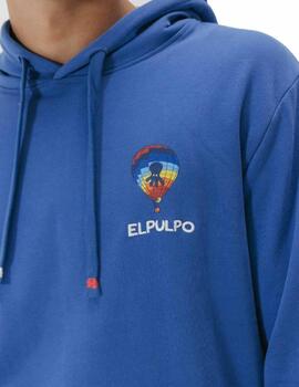 Sudadera elPulpo Balloon Azul Hombre