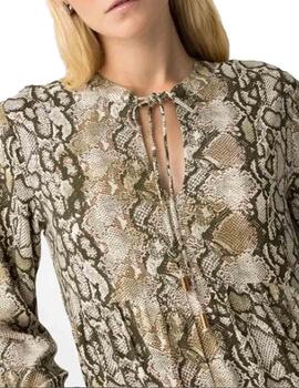 Vestido Tiffosi Elsie Marrón Mujer