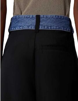 Pantalón Desigual DENIMWAIST Negro Mujer