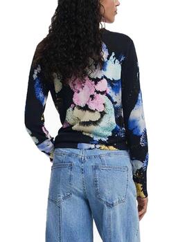 Jersey Desigual NENUFAR LACROIX Azul Mujer