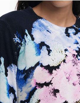 Jersey Desigual NENUFAR LACROIX Azul Mujer