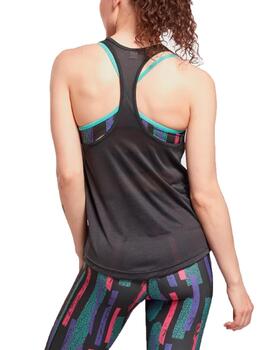 Camiseta Reebok ID Train Mesh Back T Negro Mujer