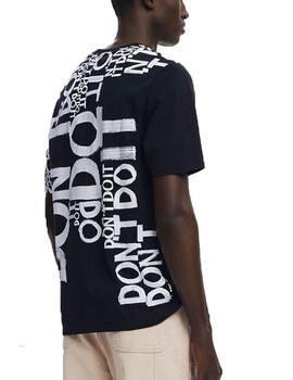 Camiseta Desigual Man Milan Negro Hombre