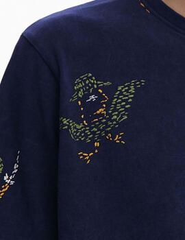 Camiseta Desigual Javi MC Marino Hombre