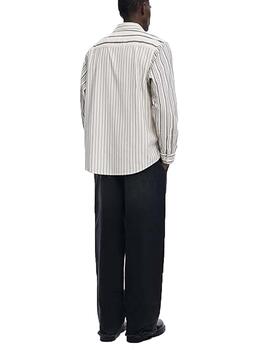 Camisa Desigual Jack ML Crudo/Marino Hombre