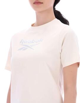 Camiseta Reebok Bonnie Graphic Print Beige