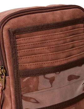 Bandolera Rip Curl Classic Leazard Marrón Hombre