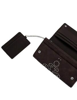 Monedero Desigual POKER FACE MARIONA Marrón Mujer