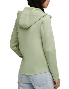 Chaqueta Puma EVOSTRIPE Full-Zip Hoodie DK Verde