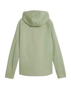 Chaqueta Puma EVOSTRIPE Full-Zip Hoodie DK Verde