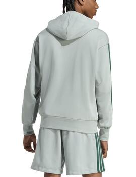 Sudadera Adidas 3S FT Verde Hombre