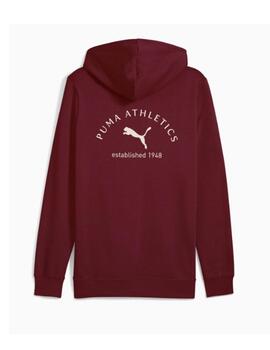 Sudadera Puma Class Graphic Hombre Granate