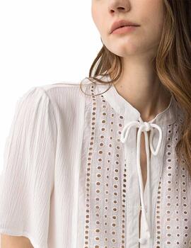 Blusa Tiffosi Siria_1 MC Blanco Mujer