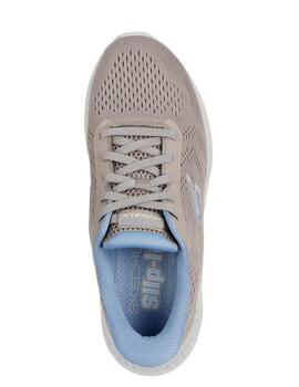 Zapatilla Skechers Go Walk Now Mujer Gris