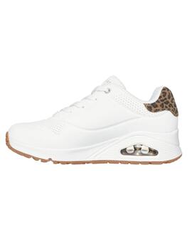 Zapatilla Skechers Uno Jungle Nite Mujer Blanco