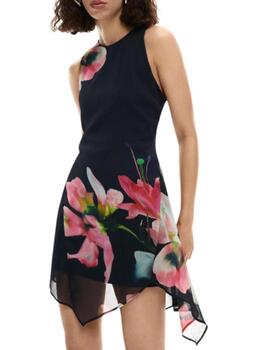 Vestido Desigual Nala  Negro Mujer