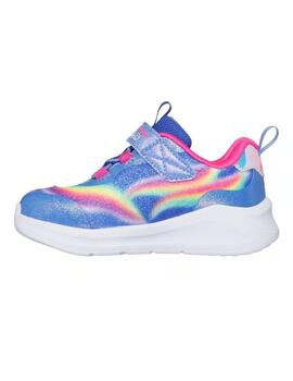 Zapatillas Skechers S-Lights Unicorn Azul Niña