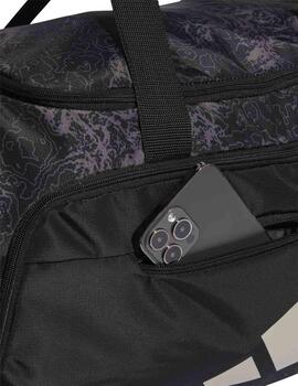 Bolso Adidas DEF G DUFF M Negro/Plata