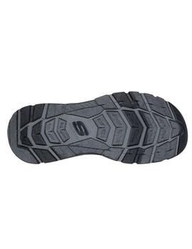 Sandalia Skechers Tresmen Reece Gris Hombre