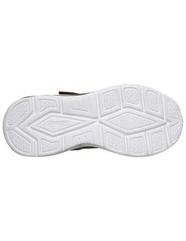 Zapatillas Skechers S-Lights Flex Glow Negro/Plata