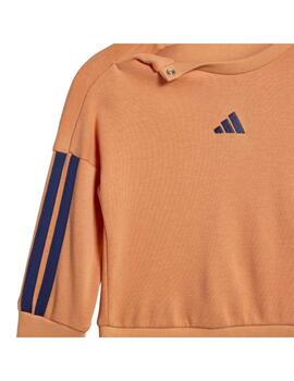 Chándal Adidas I 3S FT JOG 240 Naranja