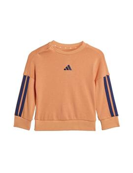 Chándal Adidas I 3S FT JOG 240 Naranja