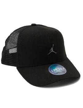 Gorra Jordan HW Rejilla Negro Junior