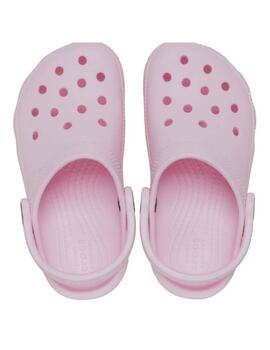 Zuecos Crocs Classic Clog Rosa Claro