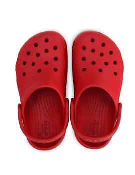 Zuecos Crocs Classic Varsity Rojo Inf