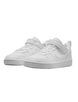 Zapatillas Nike Court Borough Low Recra Inf Blanco