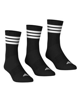 Calcetines Adidas 3S Negro CRW 3P