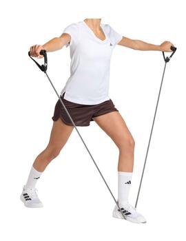 Camiseta Adidas WE MIN V NK TEE Blanco Mujer