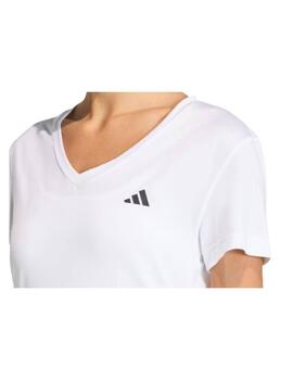 Camiseta Adidas WE MIN V NK TEE Blanco Mujer
