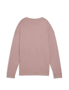 Sudadera Puma ESS No.1 Logo Relaxed Crew Rs Mujer