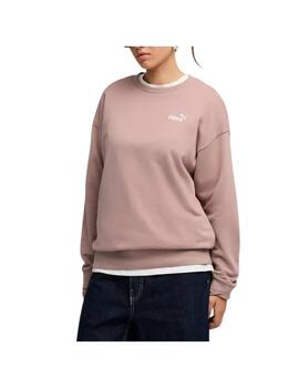 Sudadera Puma ESS No.1 Logo Relaxed Crew Rs Mujer